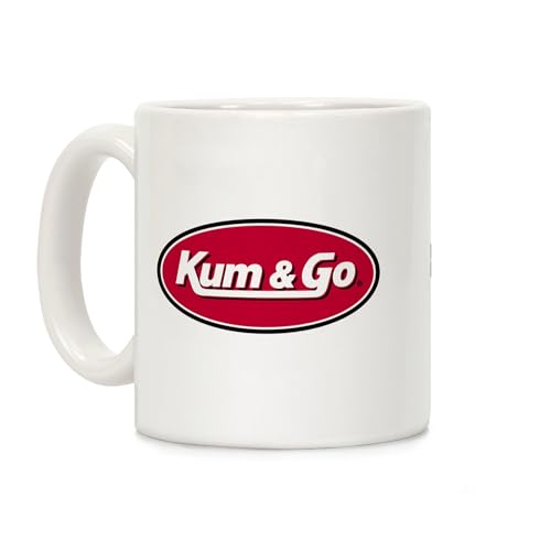 LookHUMAN Statement Meme Keramik-Kaffeetasse – Kum and Go Parodie Design, perfekt für Humor-Liebhaber und den täglichen Gebrauch – einzigartiges Geschenk für Freunde – langlebige Keramik, hochwertiger von LookHUMAN