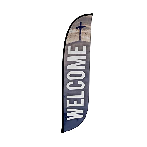 LookOurWay Federflagge "Welcome", 30 cm von LookOurWay