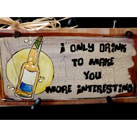 Beer Bar Humor Handgemaltes Schild von Lookforthesign