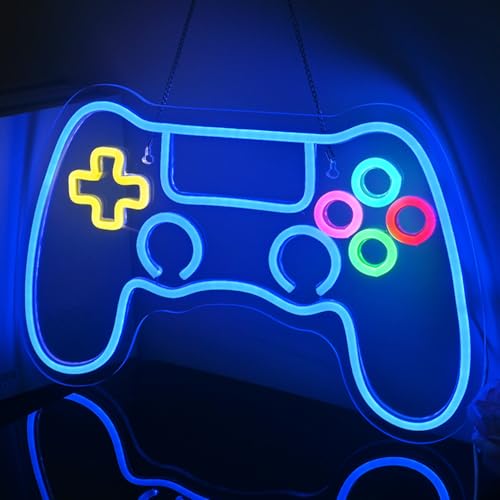 Looklight Gamer-Neonschild Gamepad-förmiges Neonschild für Gamer-Raumdekoration Gaming-Neonschilder für Teenager-Jungenzimmer dimmbares Neon-Gaming-Schild für Gaming-Wand Geschenke für Freund Ehemann Looklight Gamer-Neonschild Gamepad-förmiges Neonschild für Gamer-Raumdekoration Gaming-Neonschilder für Teenager-Jungenzimmer dimmbares Neon-Gaming-Schild für Gaming-Wand Geschenke für Freund Ehemann von Looklight