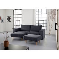LOOKS by Wolfgang Joop 3,5-Sitzer "Looksv" Verwandlungssofa: aus Sofa wird Sofa mit 2 Hockern von Looks By Wolfgang Joop