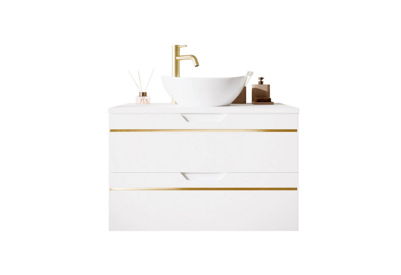 Lookway Badmöbel-Set OPIUM I 60 cm Hängeschrank Weiß matt mit Soft-Close Lookway Badmöbel-Set OPIUM I 60 cm Hängeschrank Weiß matt mit Soft-Close von Lookway