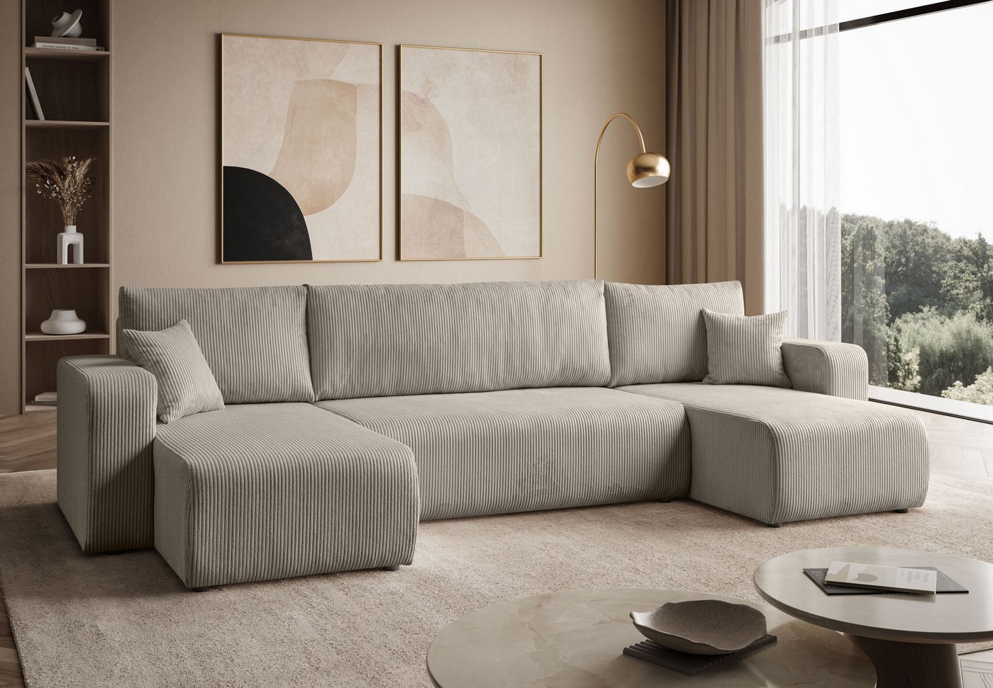 Lookway Big-Sofa PRESTIGE U-Form Couch, mit Bettfunktion und Bettkasten Lookway Big-Sofa PRESTIGE U-Form Couch, mit Bettfunktion und Bettkasten von Lookway