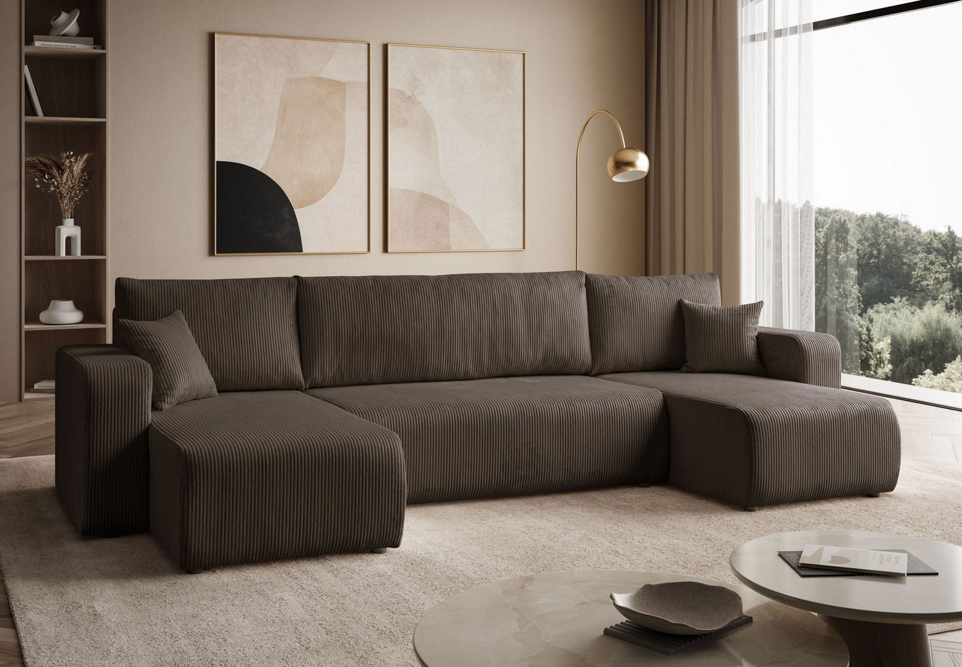 Lookway Big-Sofa PRESTIGE U-Form Couch, mit Bettfunktion und Bettkasten Lookway Big-Sofa PRESTIGE U-Form Couch, mit Bettfunktion und Bettkasten von Lookway