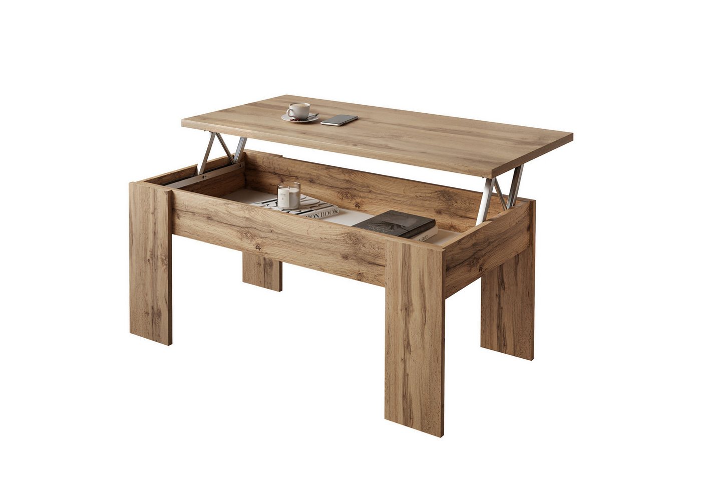 Lookway Couchtisch Ausziehbarer Couchtisch APERTO (1 Tisch) von Lookway