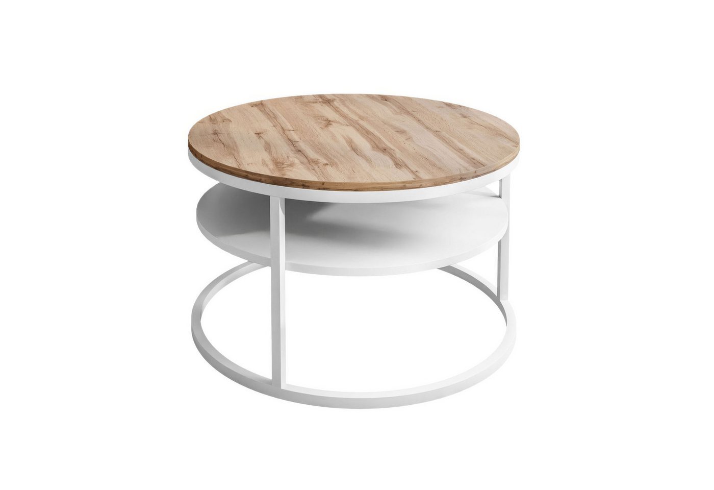 Lookway Couchtisch CIRI LOFT mit Ablage (1 Tisch), Durchmesser: 70 cm Lookway Couchtisch CIRI LOFT mit Ablage (1 Tisch), Durchmesser: 70 cm von Lookway