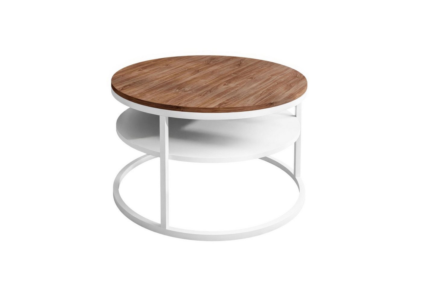 Lookway Couchtisch CIRI LOFT mit Ablage (1 Tisch), Durchmesser: 70 cm Lookway Couchtisch CIRI LOFT mit Ablage (1 Tisch), Durchmesser: 70 cm von Lookway