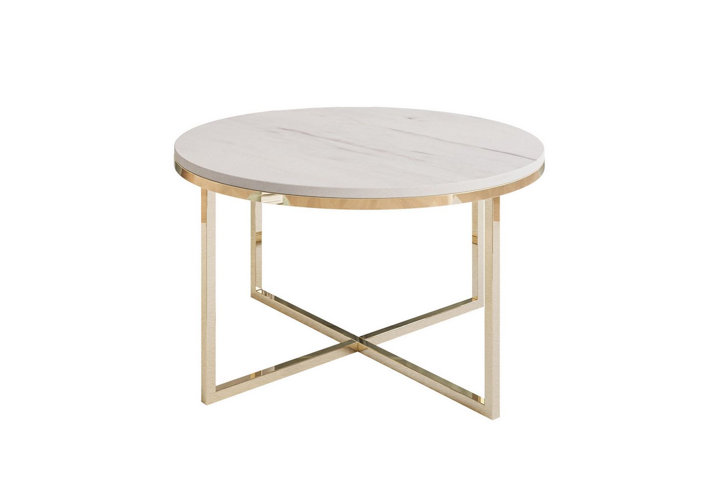 Lookway Couchtisch CIRI-X LEVANTO mit verchromtem Gestell (1 Tische), Durchmesser: ⌀70 cm Lookway Couchtisch CIRI-X LEVANTO mit verchromtem Gestell (1 Tische), Durchmesser: ⌀70 cm von Lookway