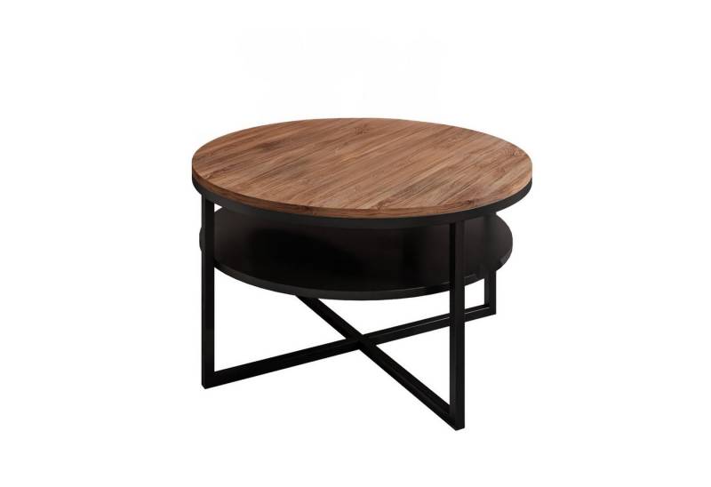 Lookway Couchtisch CIRI-X LOFT mit Ablage (1 Tisch), Durchmesser: ⌀ 70 cm von Lookway