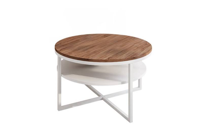 Lookway Couchtisch CIRI-X LOFT mit Ablage (1 Tisch), Durchmesser: ⌀ 70 cm von Lookway