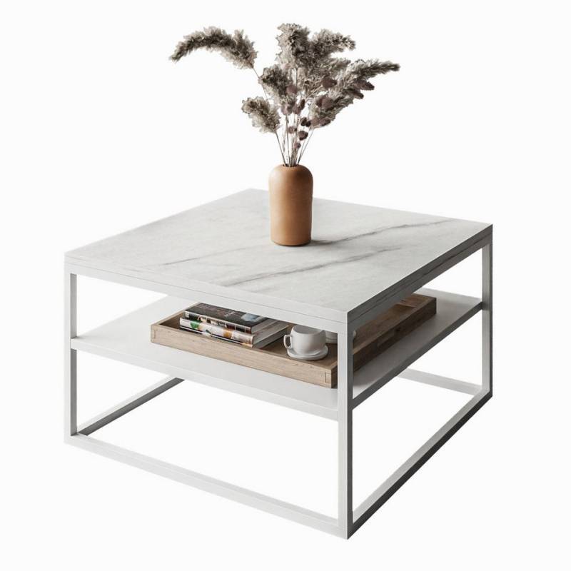 Lookway Couchtisch NOVA MARMOR mit Ablage (1x Tisch), Breite: 68,5 cm von Lookway