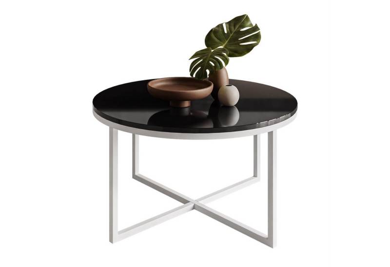 Lookway Couchtisch Runder CIRI-X Hochglanz (1 Tische), Durchmesser: ⌀70 cm von Lookway