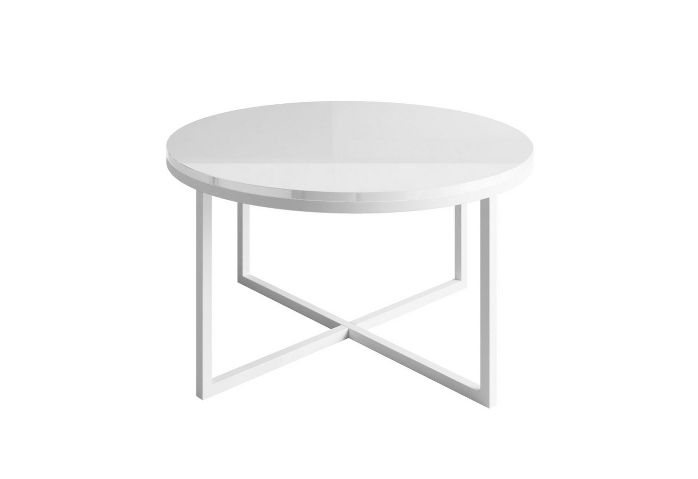 Lookway Couchtisch Runder Couchtisch CIRI-X Hochglanz (1 Tische), Durchmesser: ⌀70 cm von Lookway