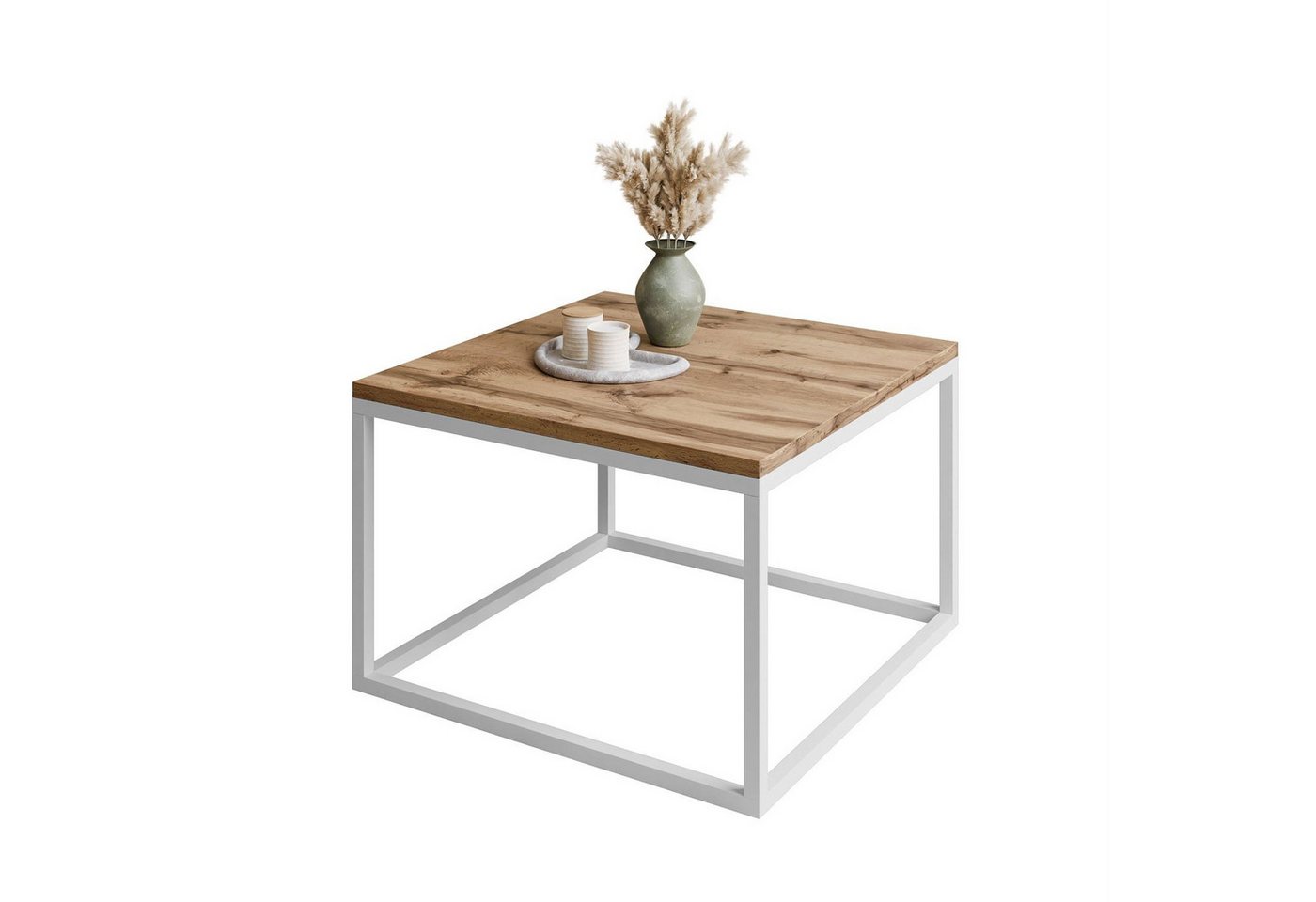 Lookway Couchtisch YOSHI mit Tischplatte in natürlicher Holzfarbe (1x Couchtisch), Breite: 60 cm von Lookway