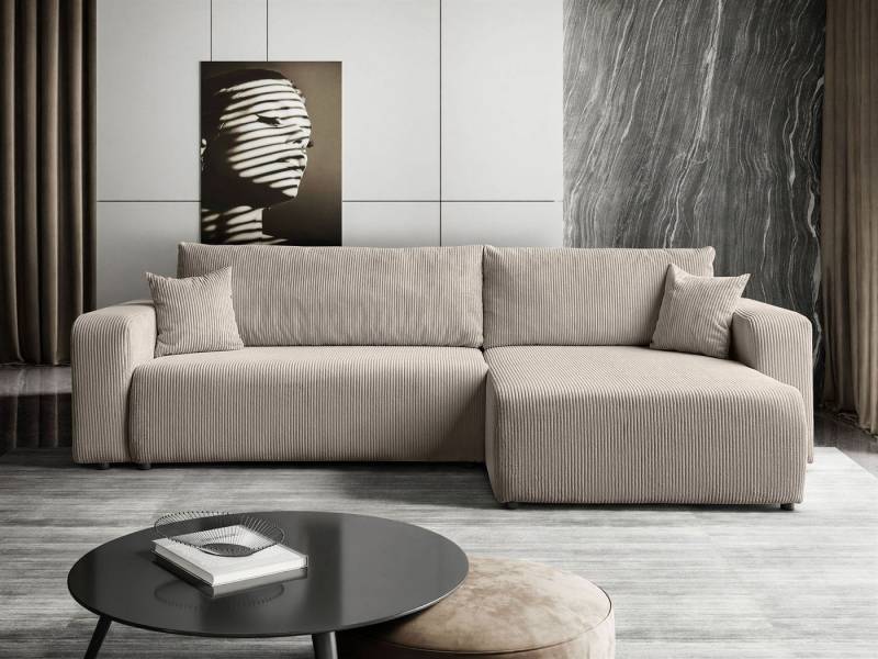 Lookway Ecksofa PRESTIGE XL L-Form Couch, mit Bettfunktion und Bettkasten von Lookway