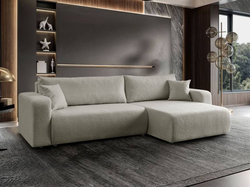 Lookway Ecksofa VESPO XL Moderne Wohnlandschaft in L-Form mit Schlaffunktion, mit Bettfunktion und Bettkasten von Lookway