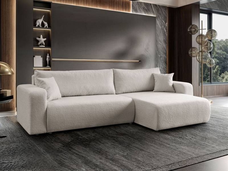 Lookway Ecksofa VESPO XL Moderne Wohnlandschaft in L-Form mit Schlaffunktion, mit Bettfunktion und Bettkasten von Lookway