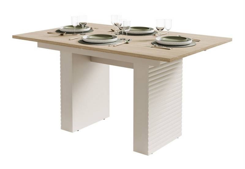 Lookway Esstisch FLORENCE 140-180 cm Ausziehbarer Tisch für Esszimmer (1x Tisch), Breite: 140-180 cm von Lookway