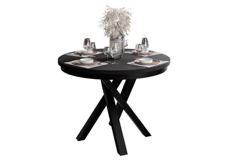 Lookway Esstisch LUMI ausziehbar (1x Tisch), Breite: 100 – 140 cm von Lookway