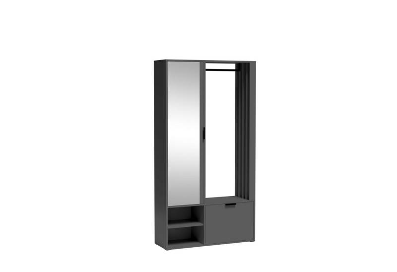 Lookway Garderobenschrank FORIS mit Spiegel – Moderne und funktionale Flurlösung von Lookway