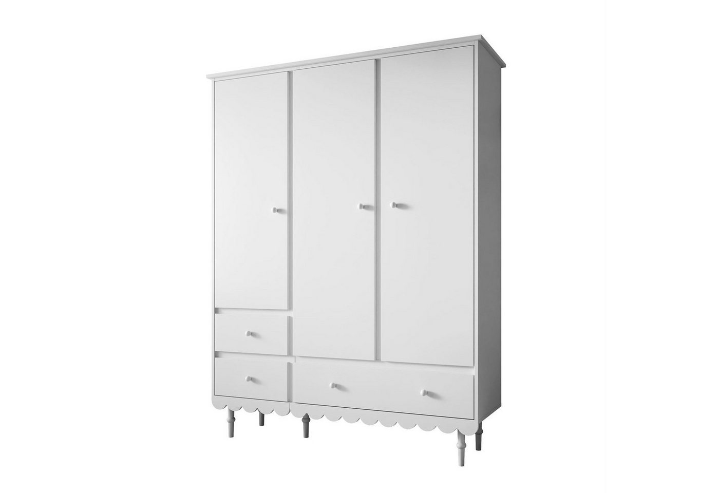Lookway Kinderkleiderschrank BABUSHKA Dreitüriger Kleiderschrank mit Schubladen. Lookway Kinderkleiderschrank BABUSHKA Dreitüriger Kleiderschrank mit Schubladen. von Lookway