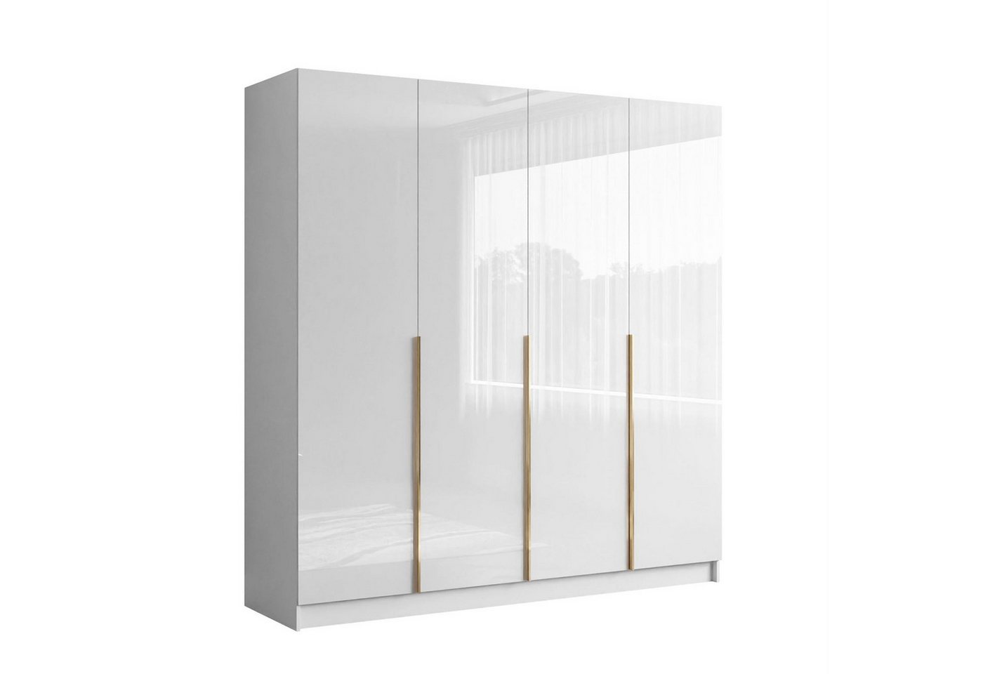 Lookway Kleiderschrank AUREL 4D mit Hochglanz Fronten und Schubladen Lookway Kleiderschrank AUREL 4D mit Hochglanz Fronten und Schubladen von Lookway