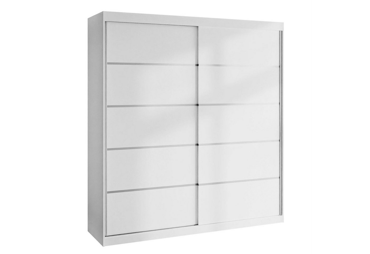 Lookway Kleiderschrank BASTER PLUS 200 cm Schiebetürenschrank Weiß / Weiß Lookway Kleiderschrank BASTER PLUS 200 cm Schiebetürenschrank Weiß / Weiß von Lookway