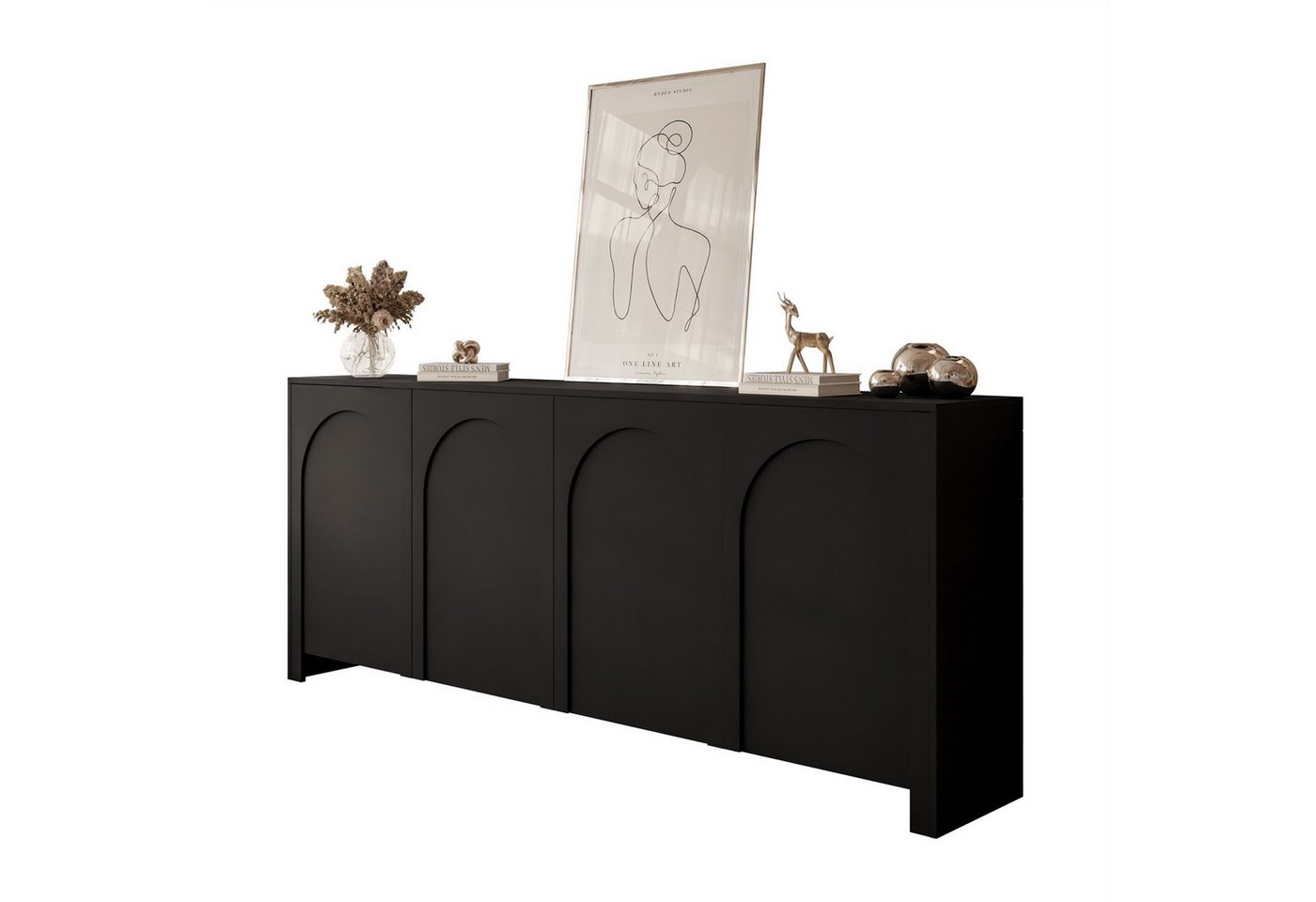 Lookway Kommode ARIADNA mit vier Türen (1x Kommode), Breite: 204 cm von Lookway