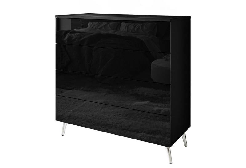Lookway Kommode AURA 4S mit Schubladen und Griffloses Öffnungssystem, Breite: 95 cm von Lookway