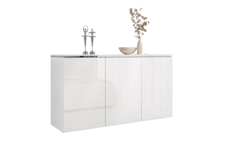 Lookway Kommode AURORA SILVER 3D mit Griffloses Öffnungssystem von Lookway