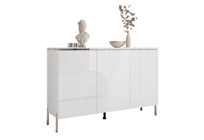 Lookway Kommode AURORA SILVER 3D mit Griffloses Öffnungssystem von Lookway
