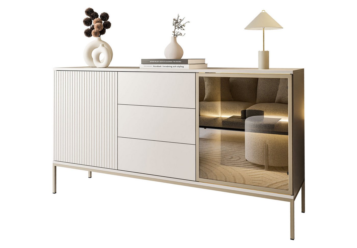 Lookway Kommode ECLIPSE KSZ154 Kaschmir mit Beleuchtung Lookway Kommode ECLIPSE KSZ154 Kaschmir mit Beleuchtung von Lookway
