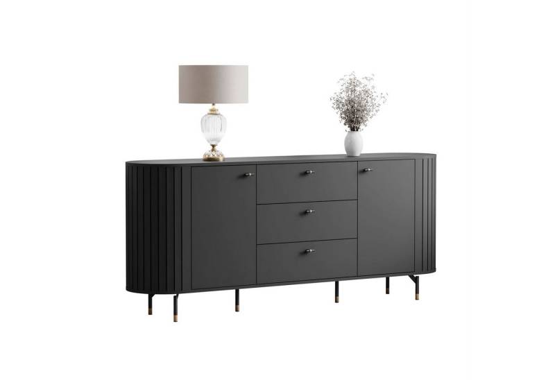 Lookway Kommode ELODIE 190 2D3S mit 3 Schubladen (1x Kommode), Breite: 190 cm von Lookway