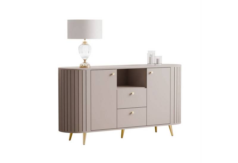 Lookway Kommode ELODIE II 150 cm mit gefrästen Fronten und Soft-Close-System von Lookway