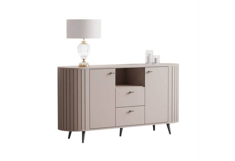 Lookway Kommode ELODIE II 150 cm mit gefrästen Fronten und Soft-Close-System von Lookway