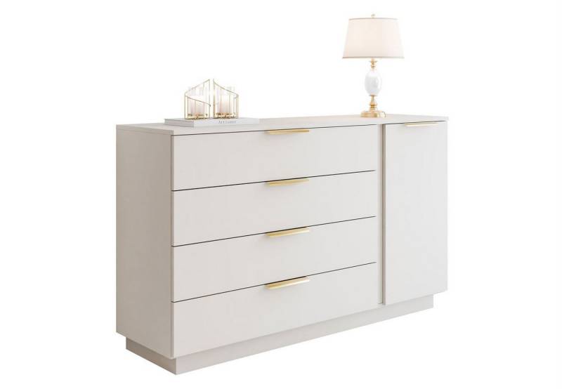 Lookway Kommode LINA KASCHMIR 1D4S mit LED-Beleuchtung auf Sockel, Breite: 138 cm Lookway Kommode LINA KASCHMIR 1D4S mit LED-Beleuchtung auf Sockel, Breite: 138 cm von Lookway