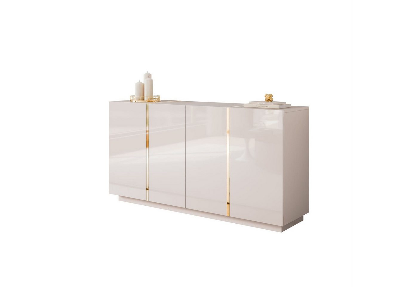 Lookway Kommode ONYX 4D Kaschmir Hochglanz 158 cm Lookway Kommode ONYX 4D Kaschmir Hochglanz 158 cm von Lookway