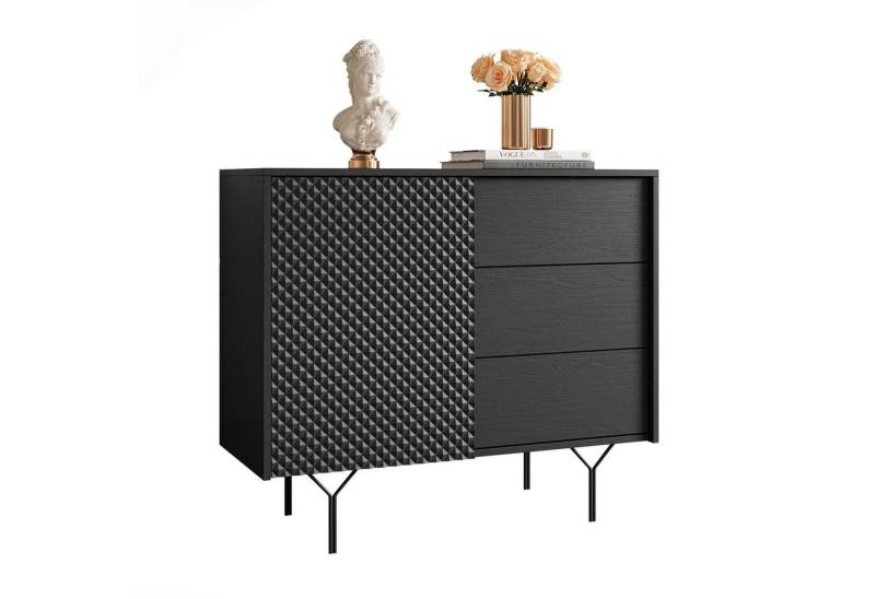 Lookway Kommode RICHMOND KSZ97 mit Schubladen (1x Kommode), Breite: 97 cm von Lookway