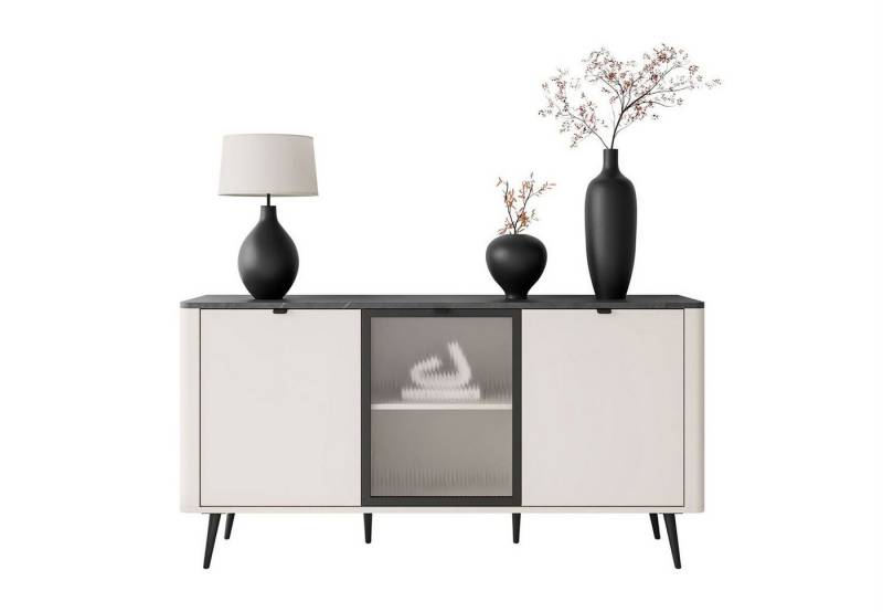 Lookway Kommode auf Füßen AUTUMN 2D1W mit Glasfront Lookway Kommode auf Füßen AUTUMN 2D1W mit Glasfront von Lookway