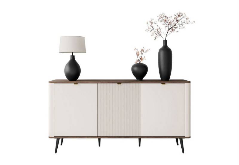 Lookway Kommode für das Schlafzimmer AUTUMN 3D mit geriffelter Front von Lookway