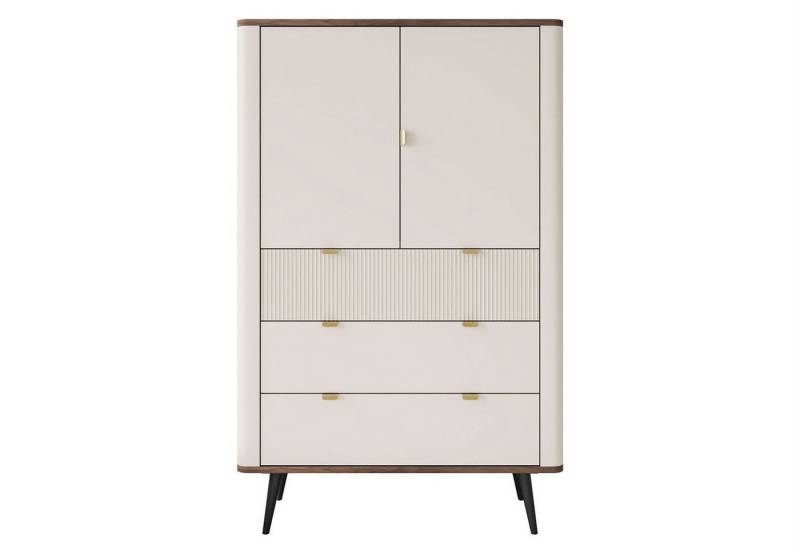 Lookway Kommode mit Schubladen AUTUMN 2D3S mit geriffeltem Front von Lookway