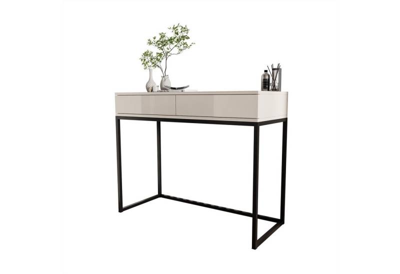 Lookway Konsolentisch BLANCO GLAMOUR Konsole in Kaschmir auf Gestell (1x Konsole), Breite: 100 cm von Lookway