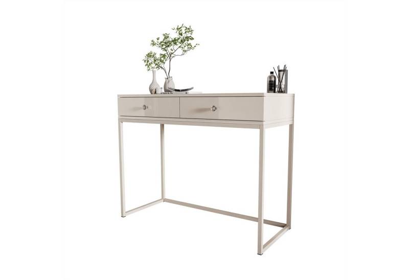 Lookway Konsolentisch BLANCO GLAMOUR Konsole in Kaschmir auf Gestell (1x Konsole), Breite: 100 cm von Lookway