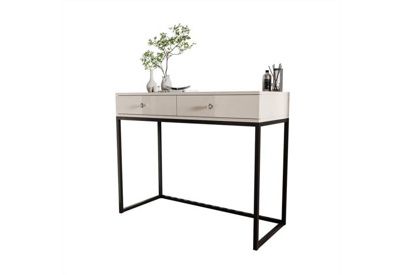 Lookway Konsolentisch BLANCO GLAMOUR Konsole in Kaschmir auf Gestell (1x Konsole), Breite: 100 cm von Lookway