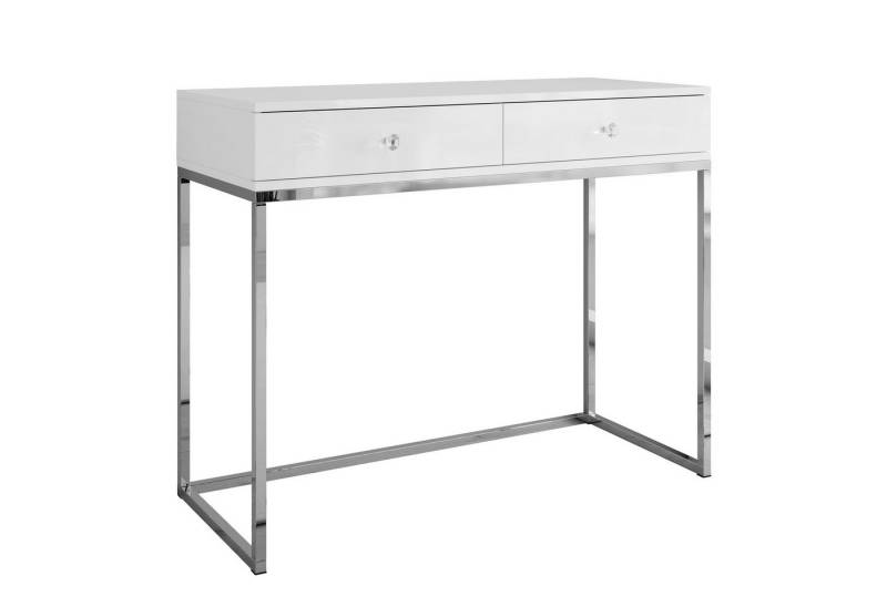 Lookway Konsolentisch BLANCO GLAMOUR auf verchromtem Gestell von Lookway