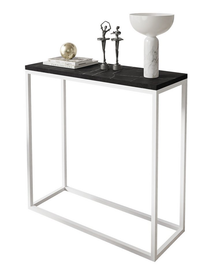 Lookway Konsolentisch MODERN GRIGIA – eleganter Tisch für Wohnzimmer und Flur (1x Konsole), Breite: 80/100 cm von Lookway