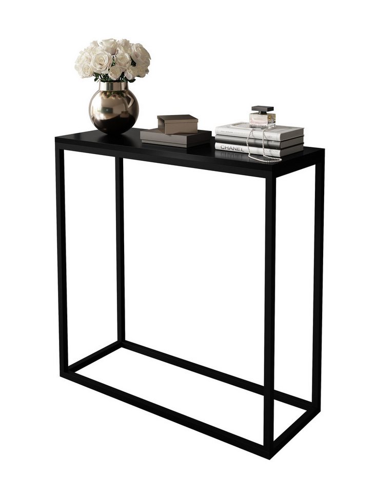 Lookway Konsolentisch MODERN HOCHGLANZ – eleganter Tisch für Wohnzimmer und Flur (1x Konsole), Breite: 80/100 cm von Lookway