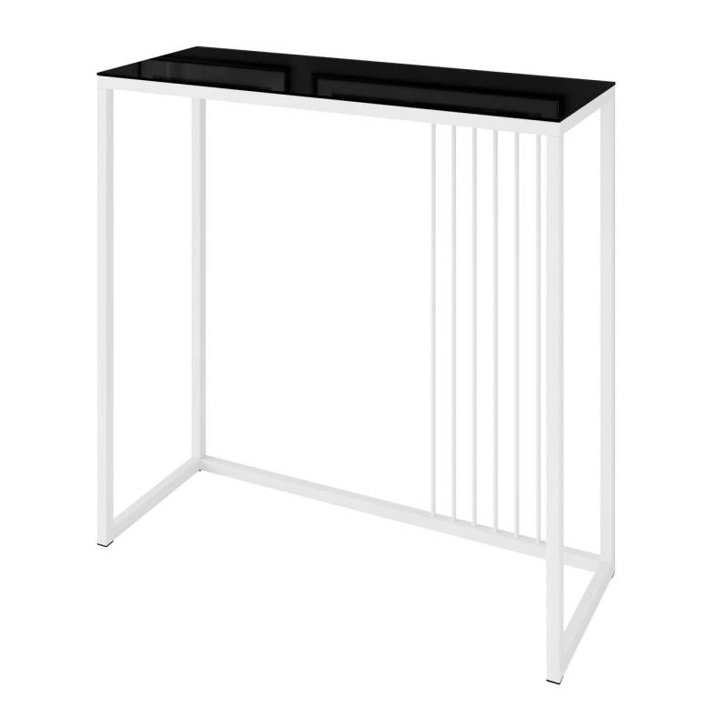 Lookway Konsolentisch PRIME GLASS, Beistelltisch mit Oberfläche aus Hartglas, Breite 80/100 von Lookway