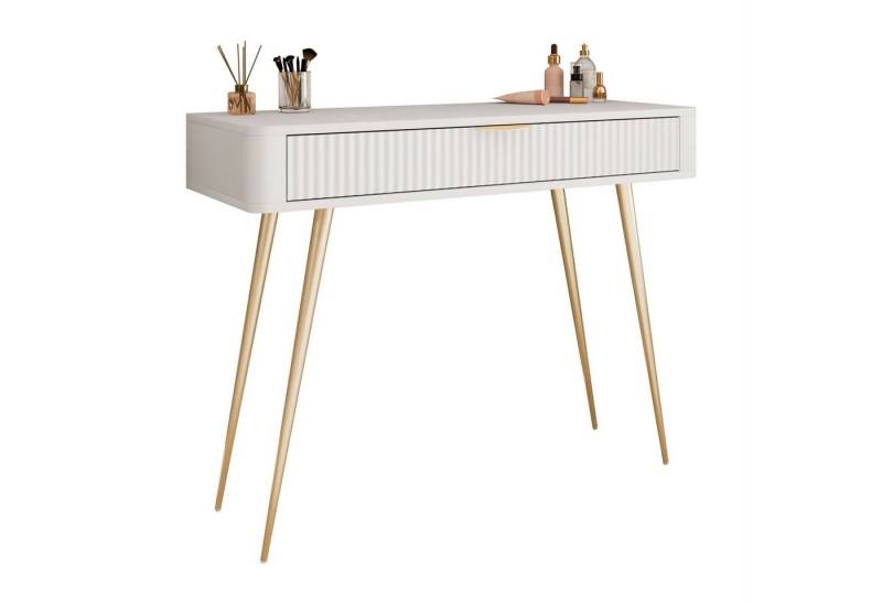 Lookway Konsolentisch SCARLETT mit Schublade und Metallfüße (1x Konsole), Breite: 100 cm von Lookway