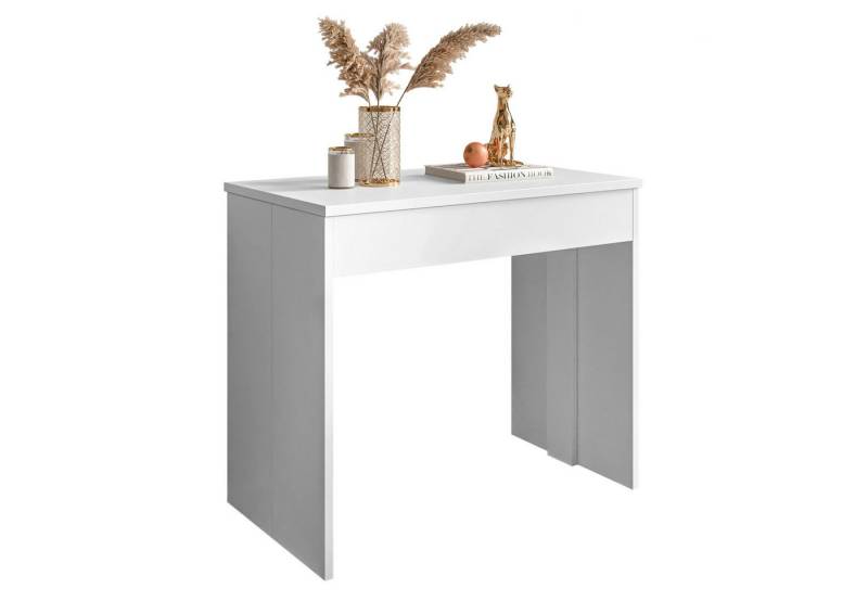 Lookway Konsolentisch WHITE Ausziehbar Esstisch, Breite: 50 - 302 cm von Lookway